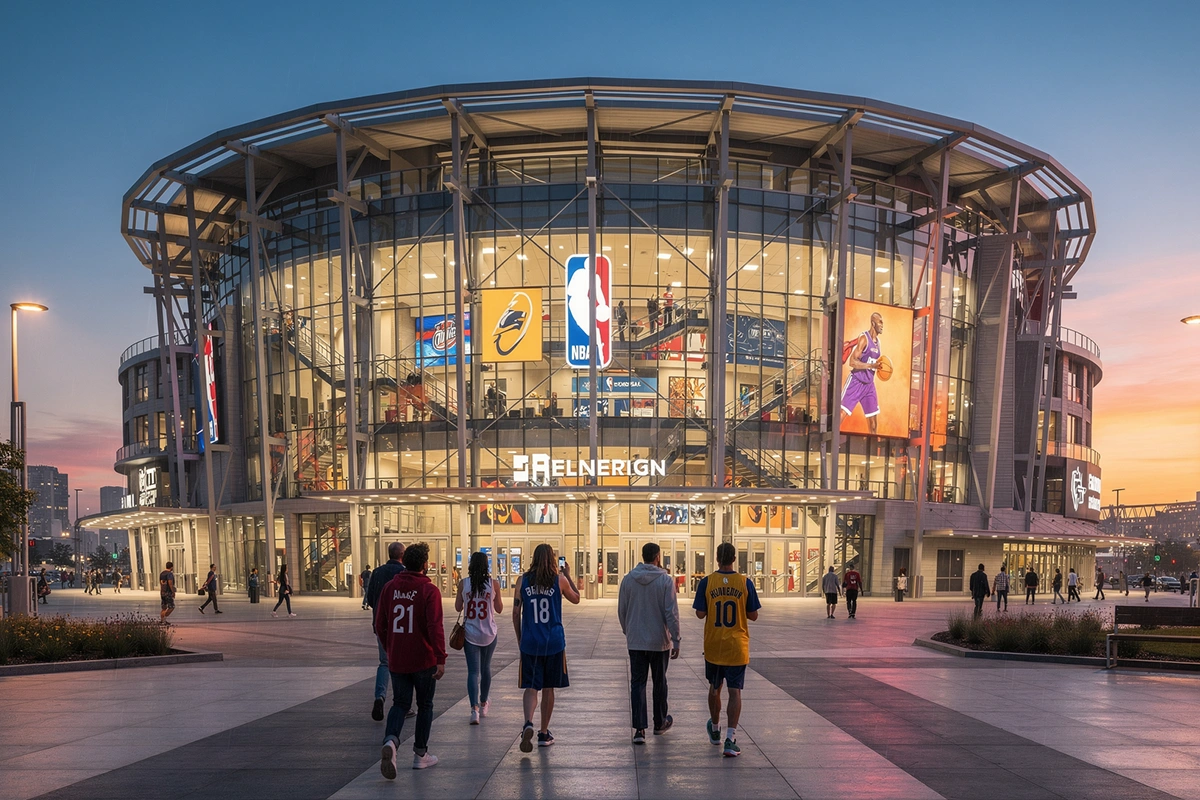 NBA teams en conference-indeling met Eastern en Western Conference